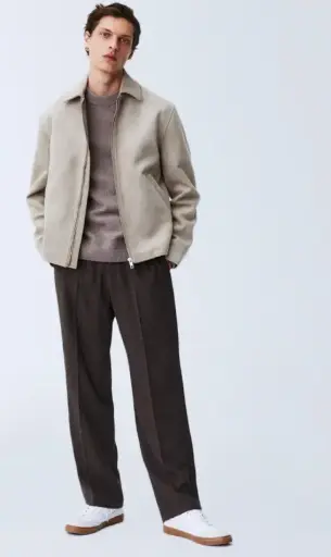 Overcoat Shirt with Casual Pant
